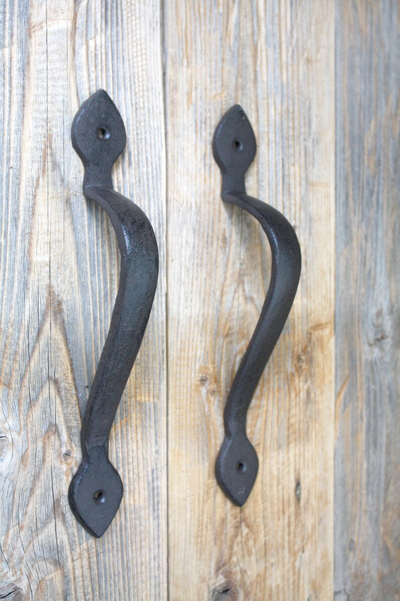 barn door handles cast iron door pull shed or gate handle