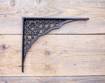 Decorative Cast Iron Bracket, Wall Shelf Supports