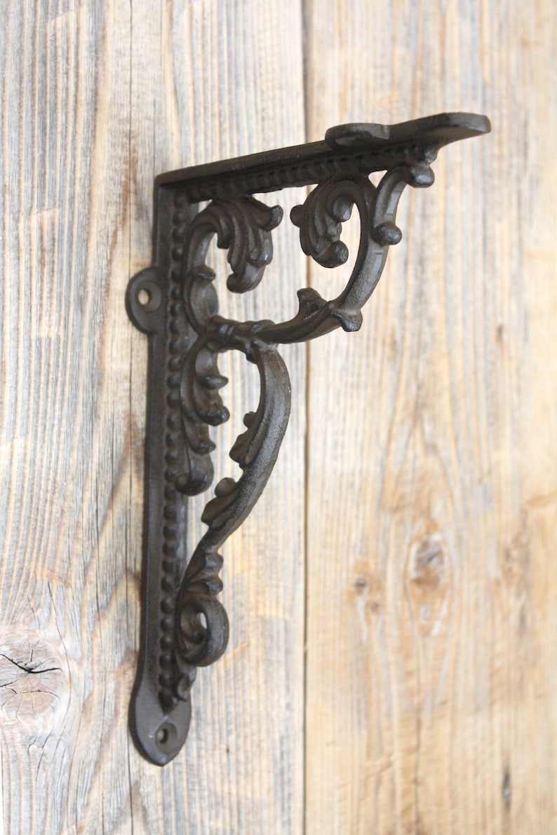 Decorative Cast Iron Shelf Brackets Etsy Australia