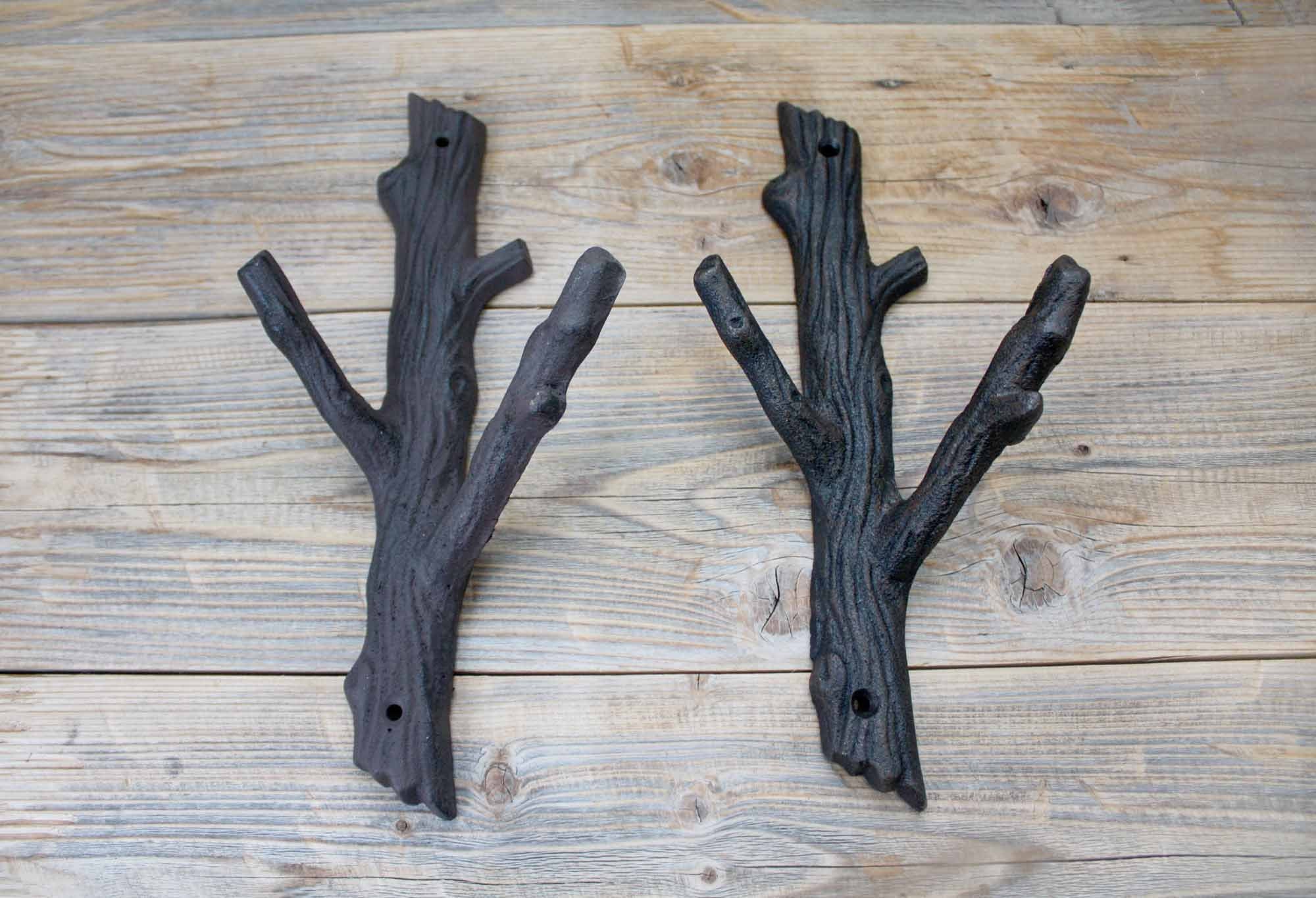 Tree Branch Hooks. Wood Hooks. Birch Hooks. Backpack Coat Hooks. Wall Wood  Hooks, Handmade Coat Racks, Wood Tree Branch Hooks 