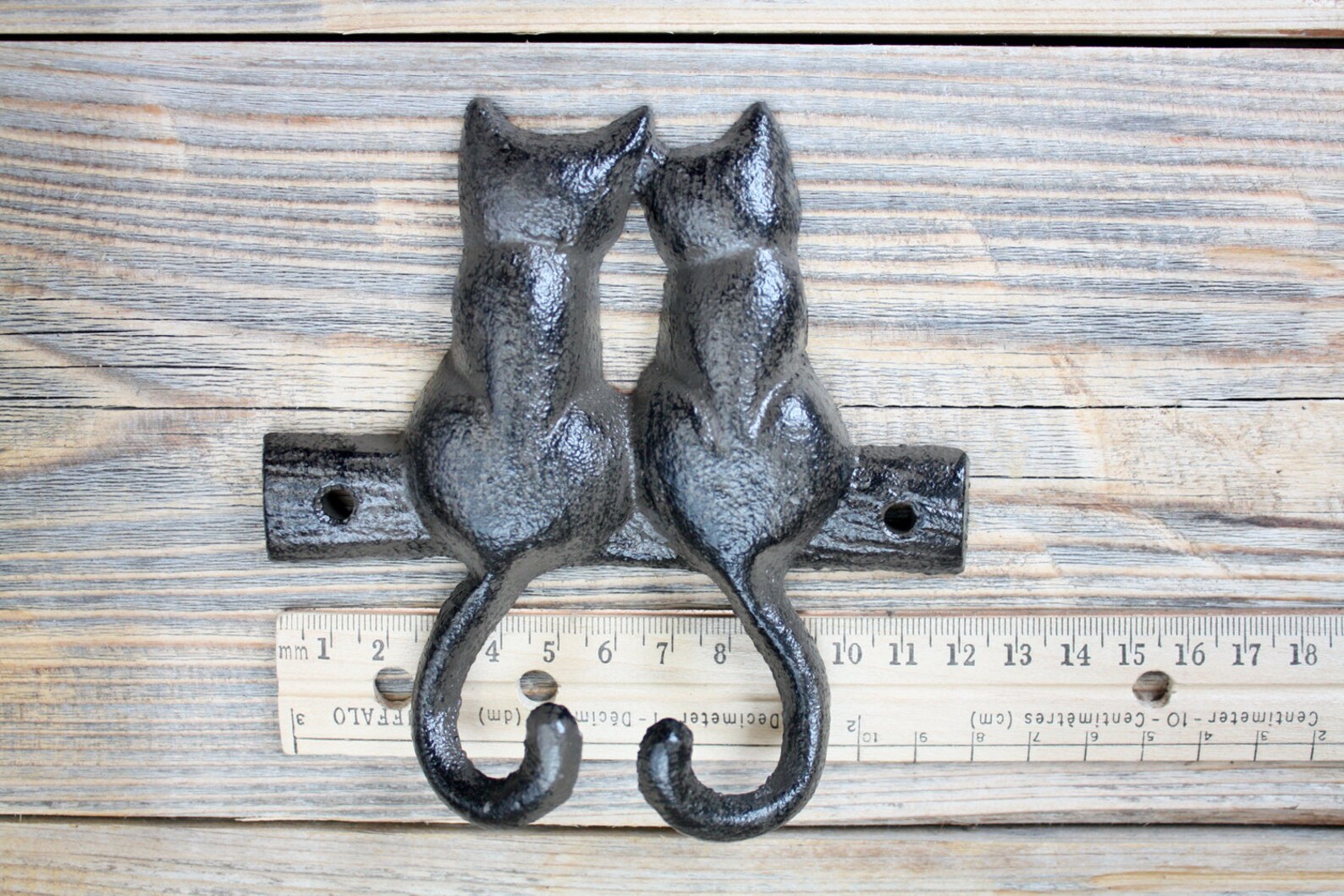 Cat Hook Cast Iron Cat Tail Coat Hook Gift for Cat Lover Etsy