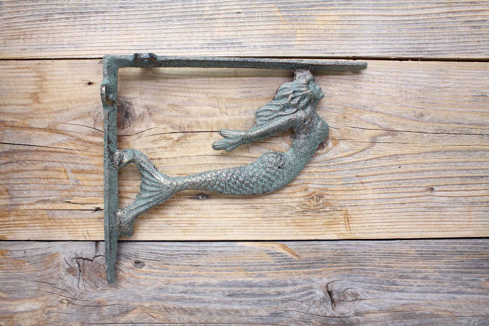 Nautical Mermaid Shelf Brackets or Shelf Supports Etsy UK