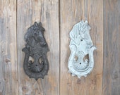Cast Iron Horse Door Knocker, Horse Lover Decor