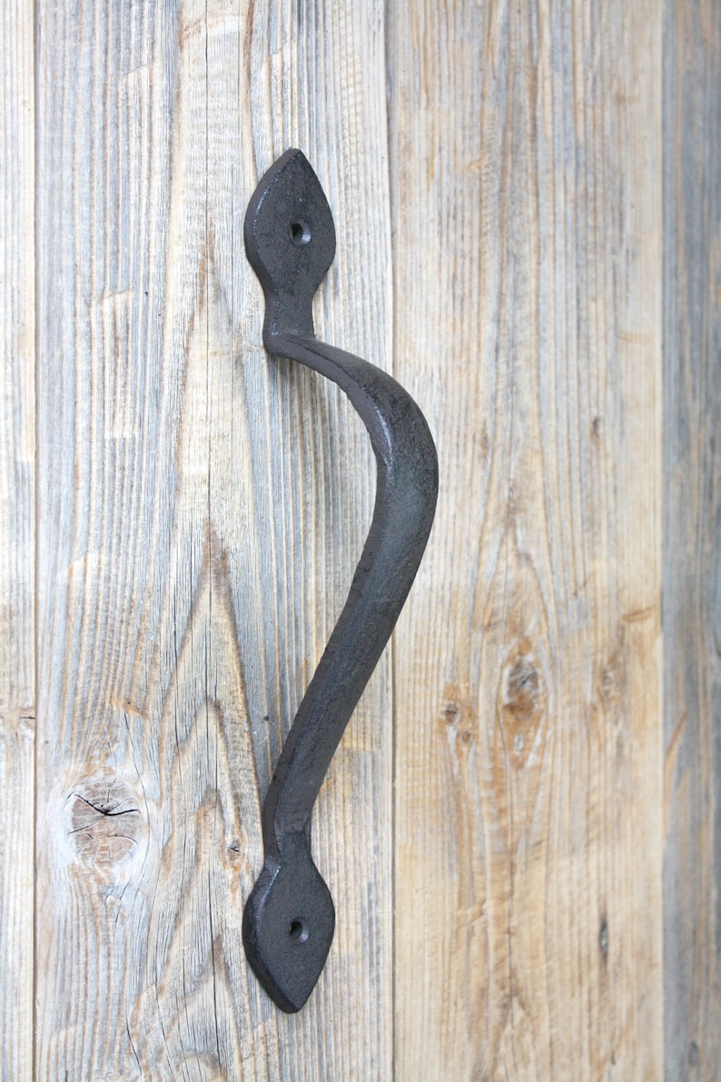 Barn Door Handles Cast Iron Door Pull Shed or Gate Handle Etsy Canada