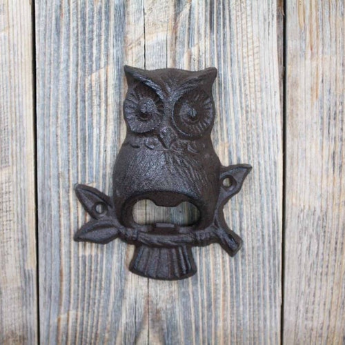 Cast Iron OPEN HERE Wall Mounted Bottle Opener / Man Cave Bar Etsy