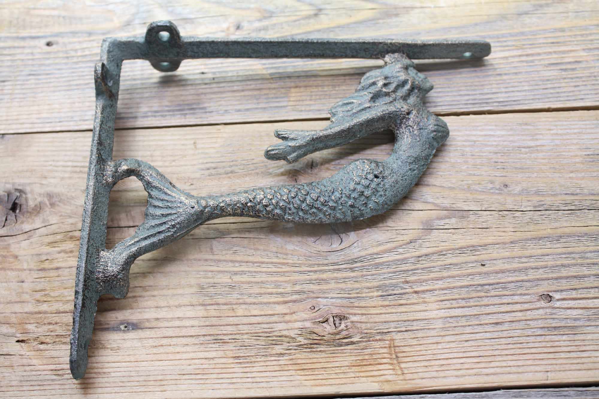 Nautical Mermaid Shelf Brackets or Shelf Supports Etsy UK