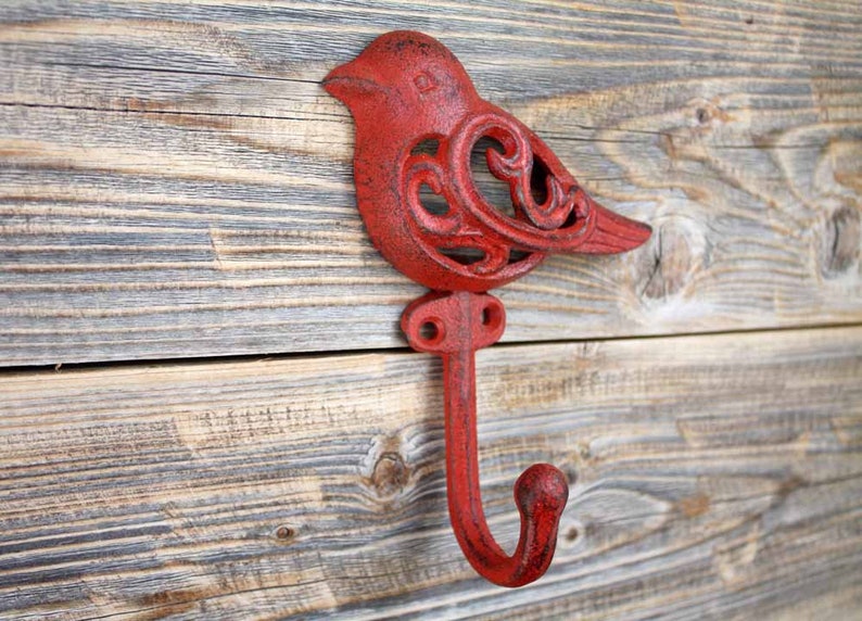 Bird Hook Coat Hook Cast Iron Bird Hook Etsy