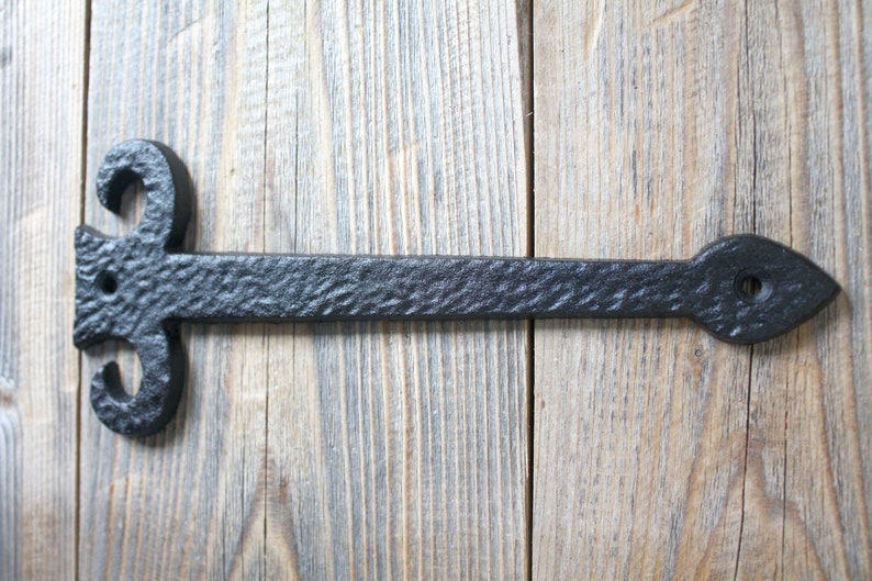 Cast Iron Barn Door Hardware Decorative Faux Hinge Dummy