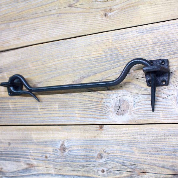 Hook and Eye Cast Iron Gate Latch or Door Latch