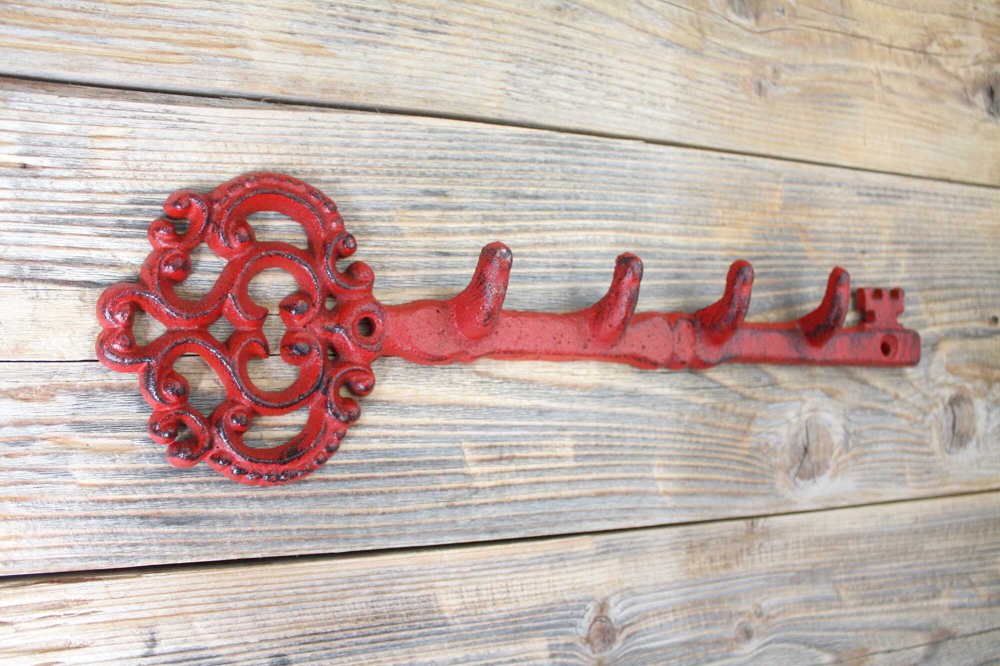 Ornate Cast Iron Key Holder Key Rack Hook Entryway Key Etsy UK