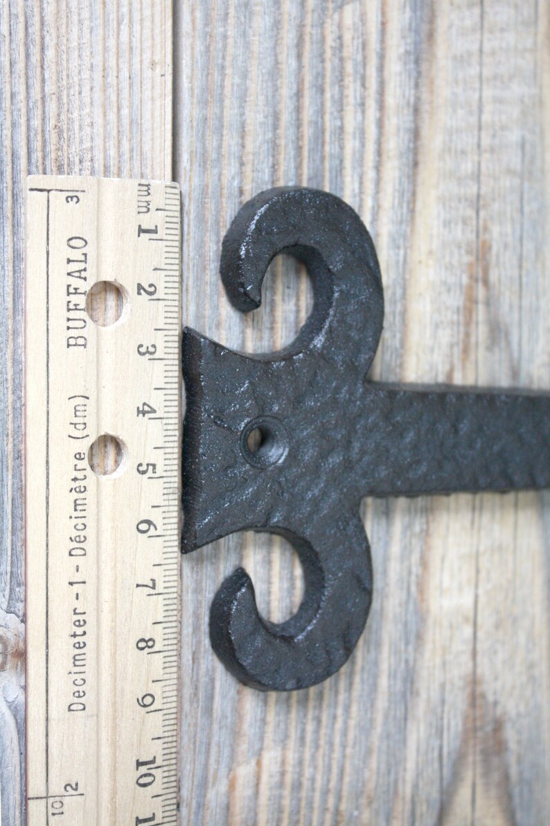 Cast Iron Barn Door Hardware Decorative Faux Hinge Dummy Etsy