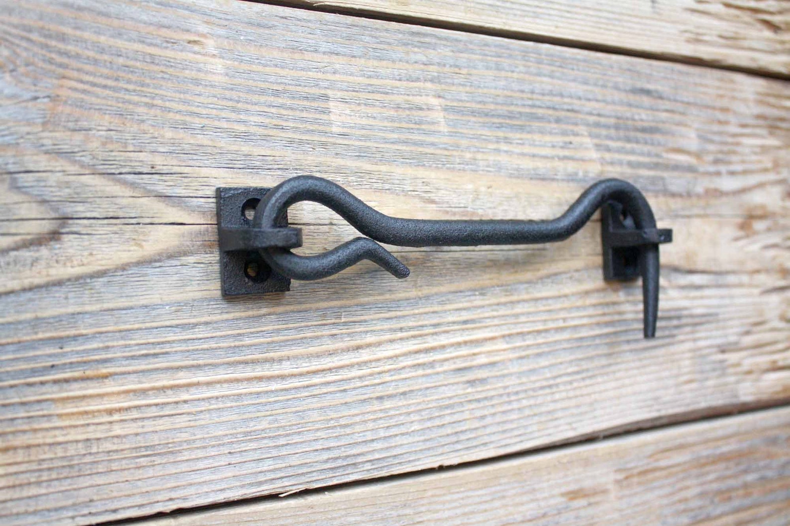 Hook and Eye Gate Latch Cast Iron Eyelet Door Latch Etsy Australia