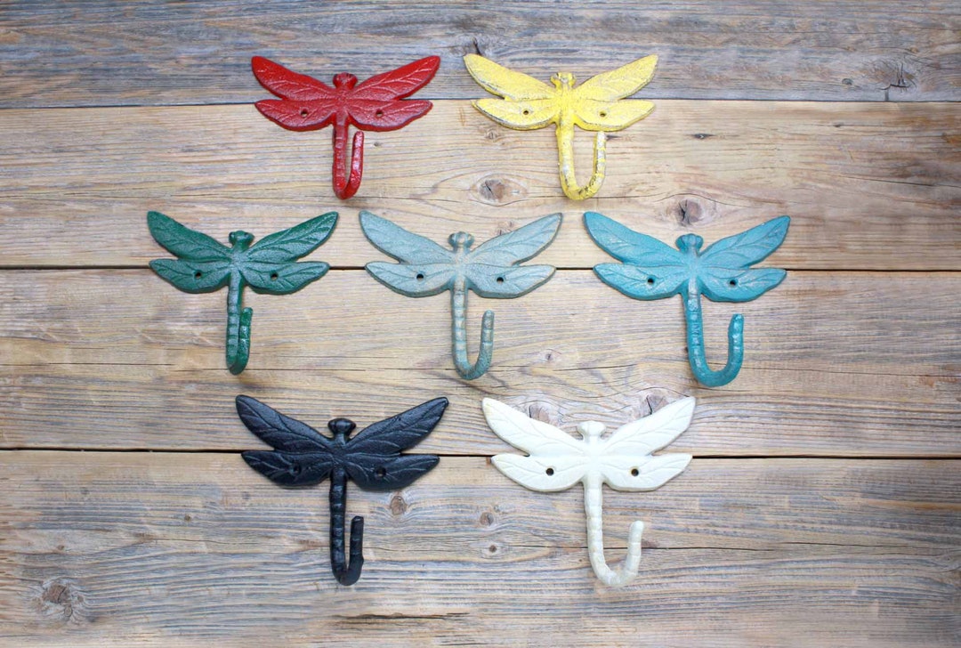 Cast Iron Dragonfly Hook, Shabby Chic Hook Etsy