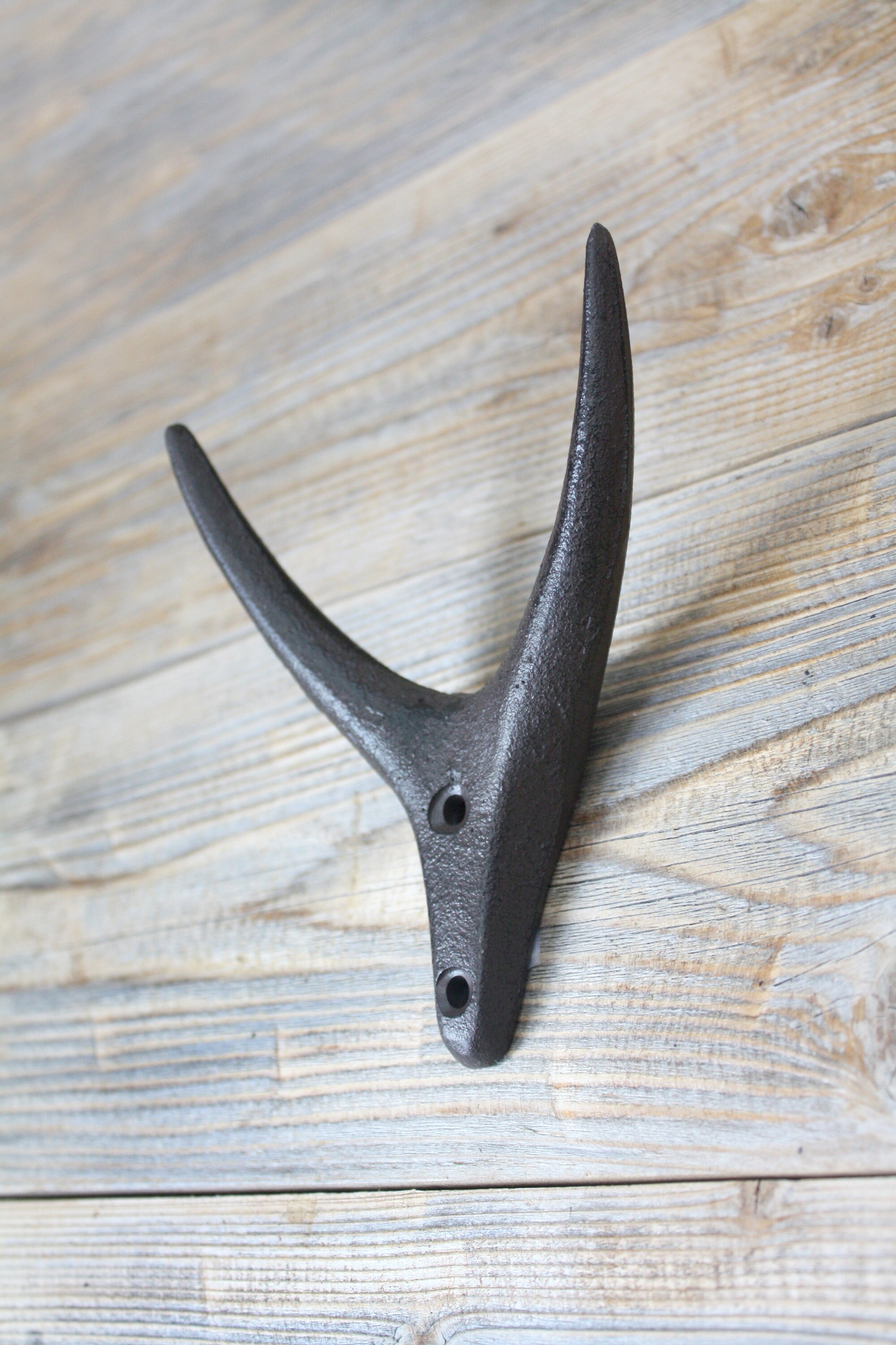 Simple Single Cast Iron Hook Minimalist Coat or Towel Hook Storage ...
