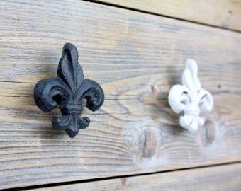 Fleur de Lis Drawer Knobs or Pulls