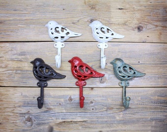 Bird Hook Coat Hook, Cast Iron Bird Hook