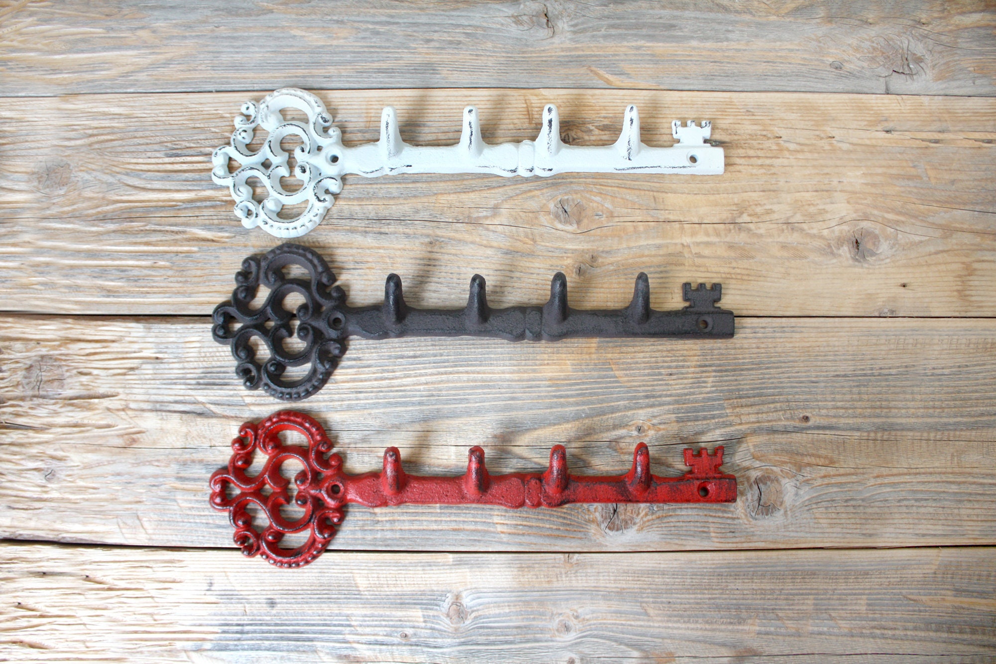 Ornate Cast Iron Key Holder Key Rack Hook Entryway Key Etsy UK