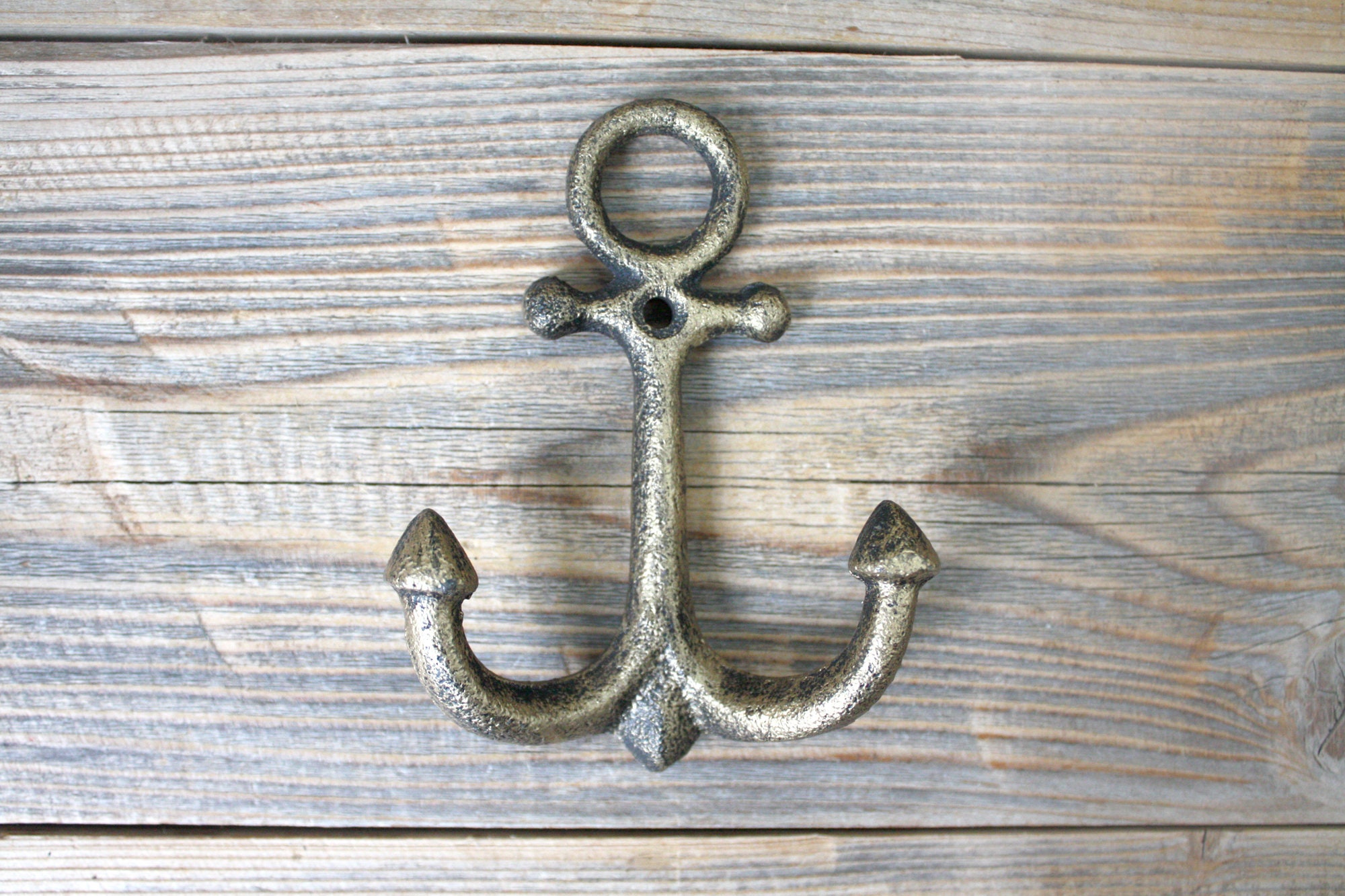 Classic Anchor Hook Nautical Towel Hooks Cast Iron Bathroom Etsy
