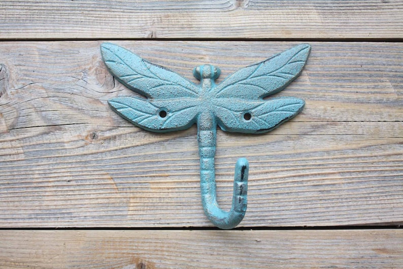 Cast Iron Dragonfly Hook Shabby Chic Hook