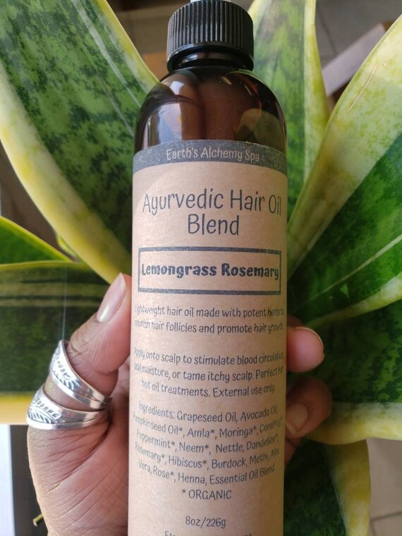 Ayurvedic Hair Oil Blend// Grapeseed Oil Avocado Oil// Etsy