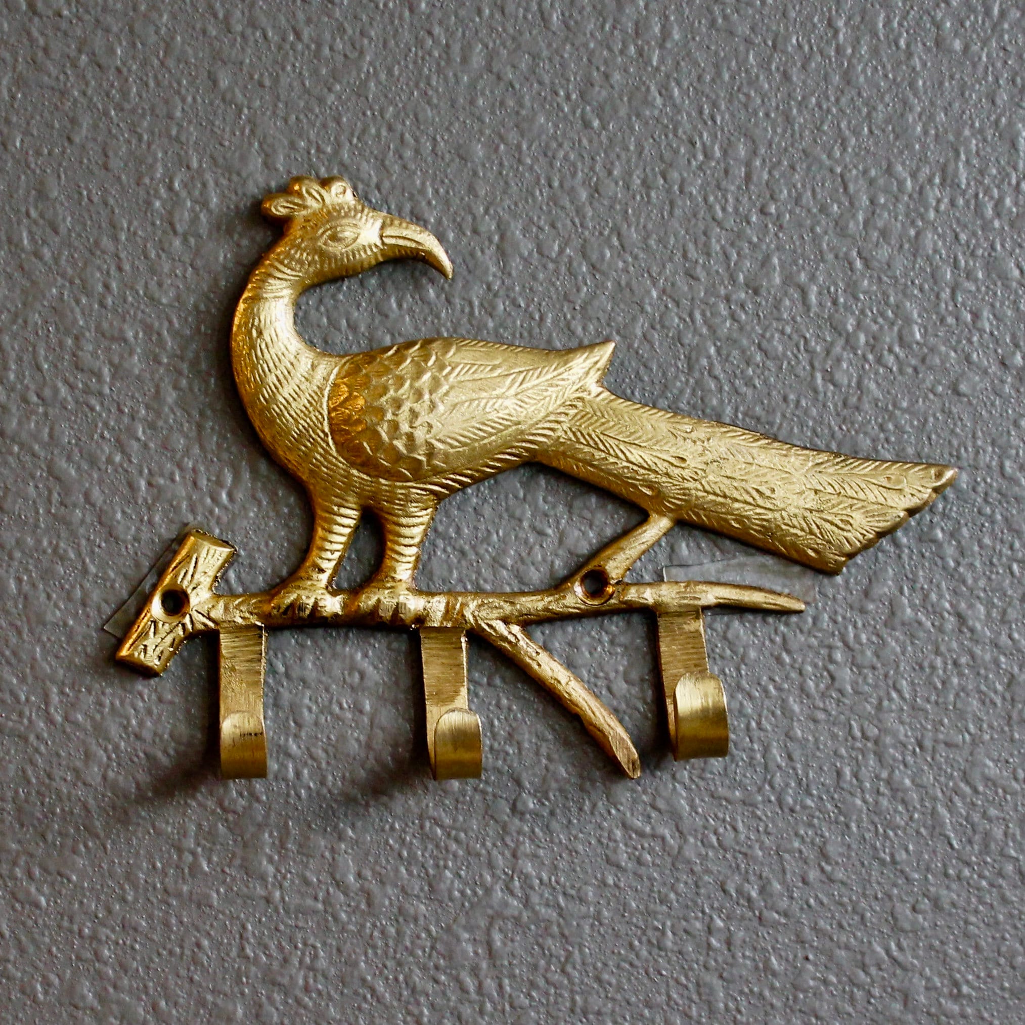 PEACOCK wall hook, Towel hook for Farmhouse ranch decor, Entryway Rustic decor wall mount coat hook