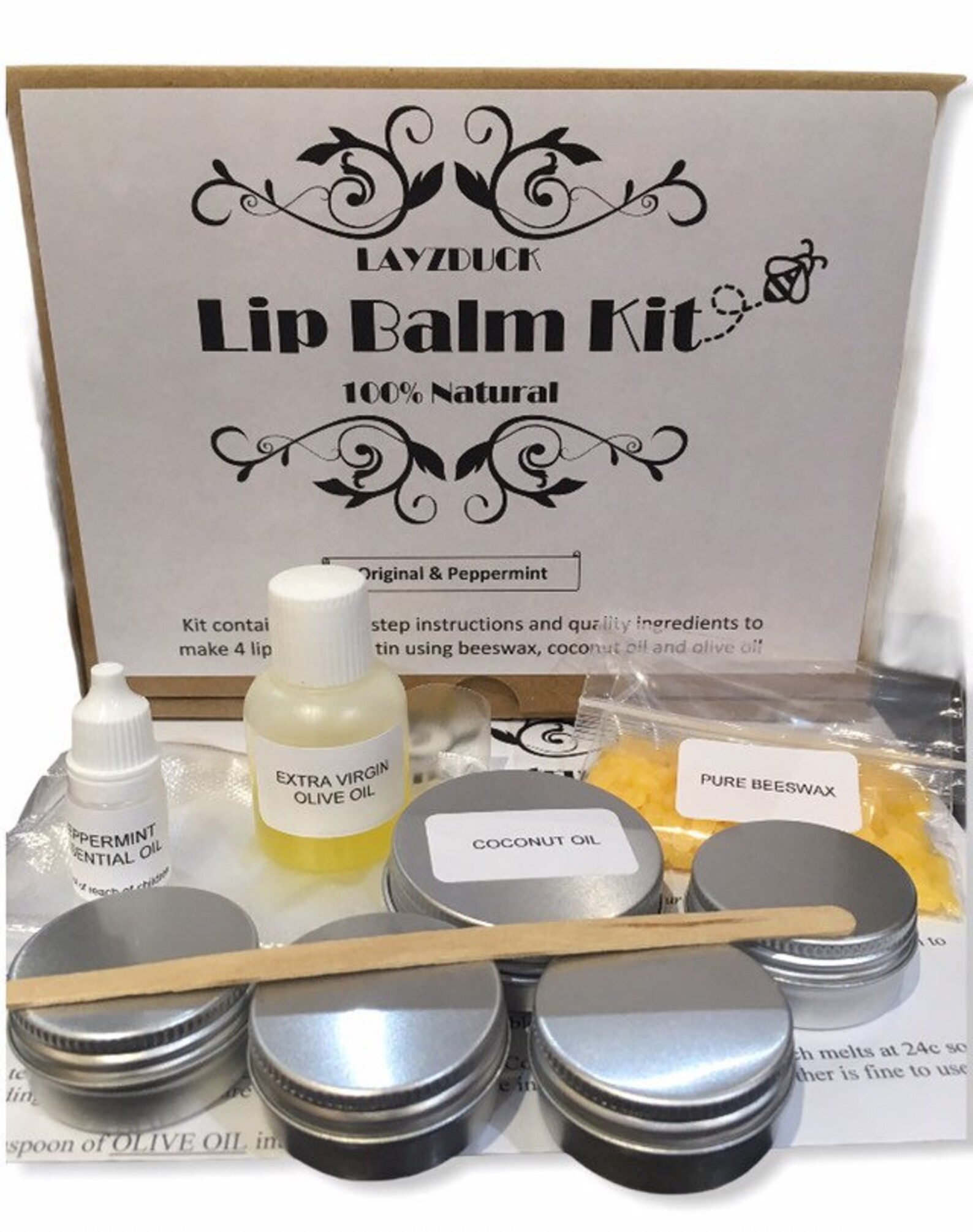 Beeswax Lip Balm Making Starter Kit Etsy