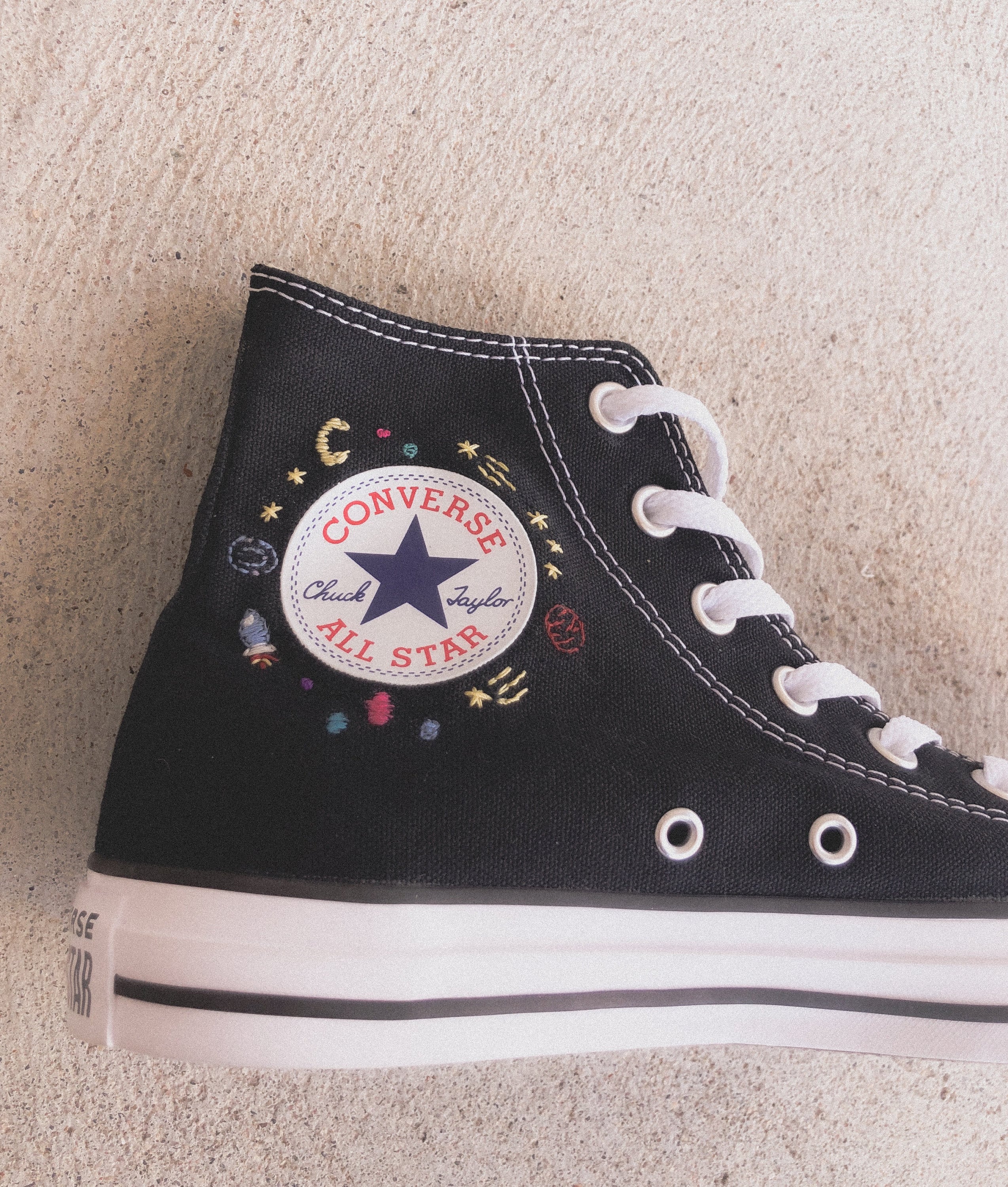 converse high tops with designs