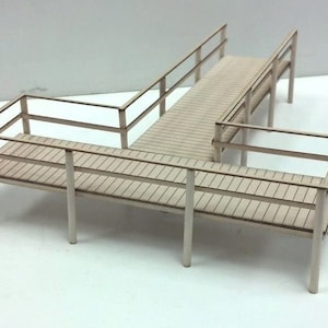Train Time Laser O Scale Laser Cut Boat Dock Pier Kit
