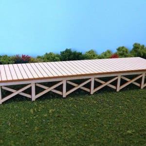 Train Time Laser HO Scale Laser Cut Warehouse Dock Kit