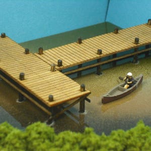 Train Time Laser N Scale Laser Cut Boat Dock Pier Kit