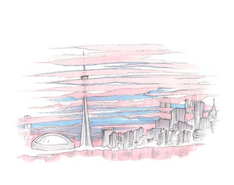 Toronto Canada (blue pink)