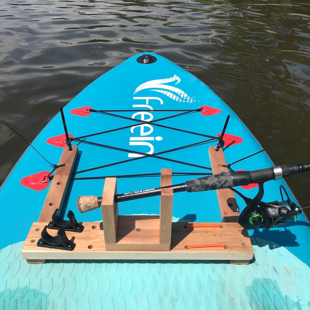 Paddle Board Fishing Rod Holder With Convenient Paddle Park Etsy