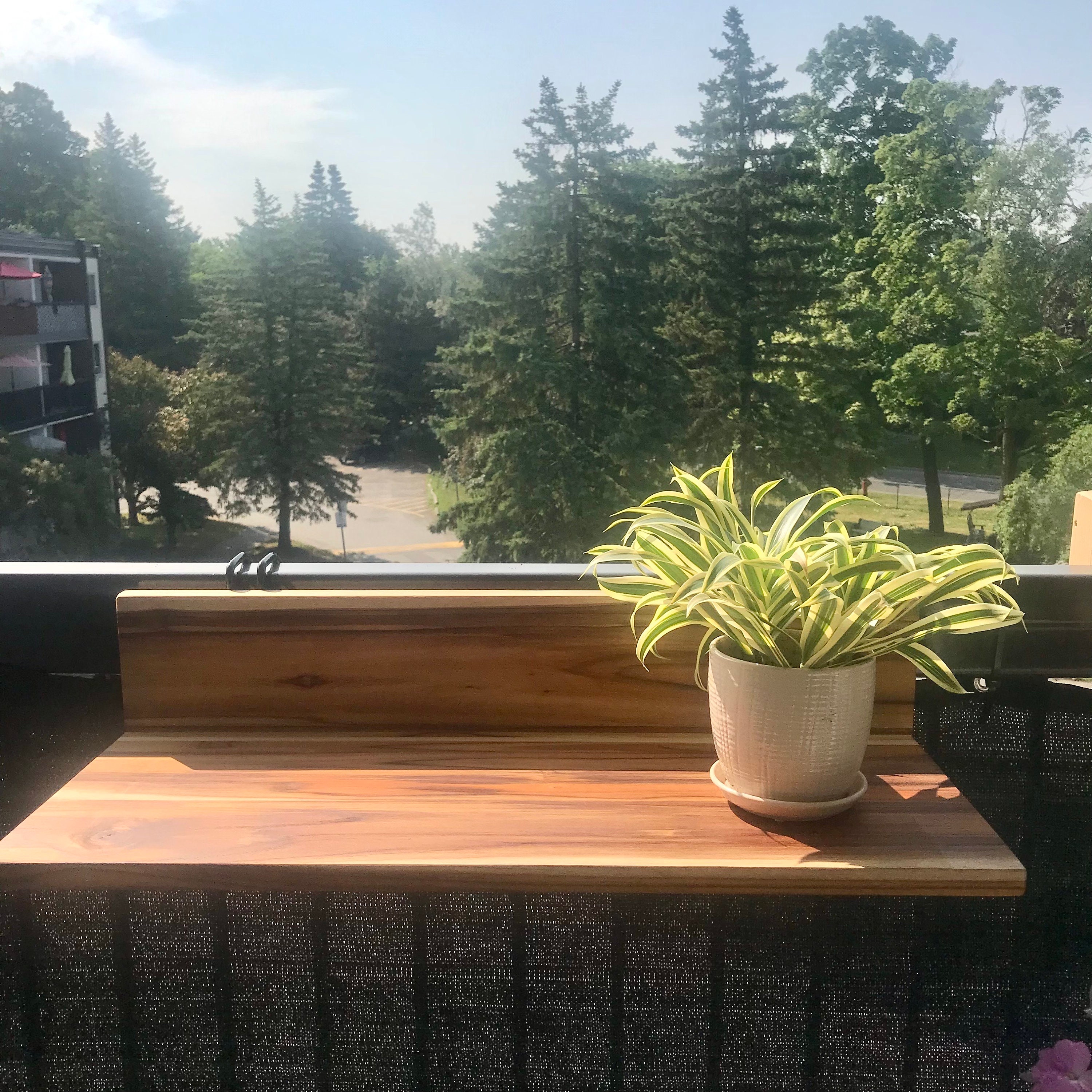 BALCONY BUFFET Outdoor Table, Outdoor Workstation, Balcony Desk