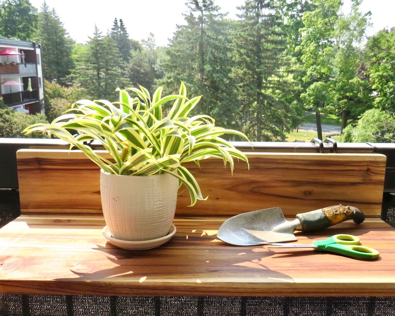 BALCONY BUFFET Outdoor Table, Outdoor Workstation, Balcony Desk