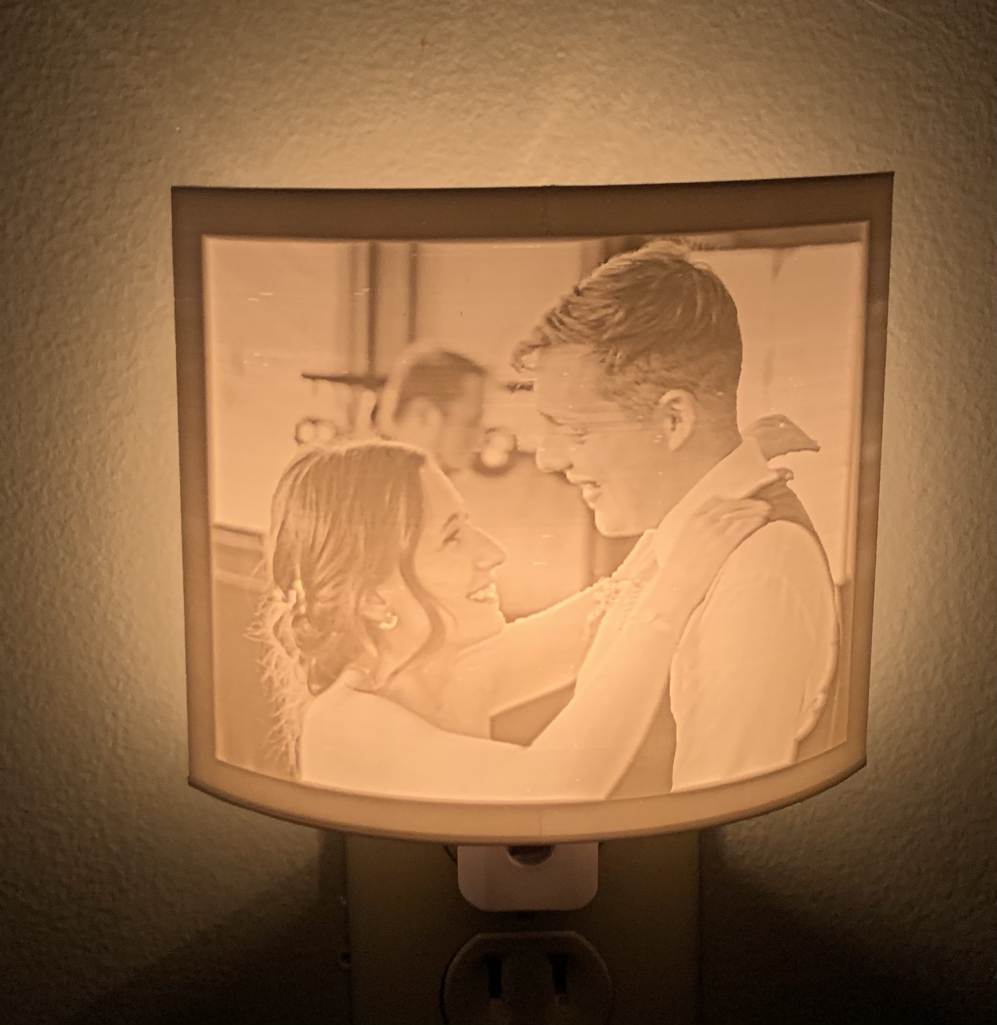 Photo Night Light Custom Made To Order 3D Printed Etsy