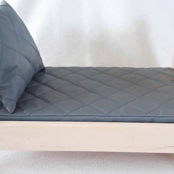 Matratze und Kissen für Puppe / Haustierbett Ikea 18 '' Puppenbett Matratze Haustiermatratze und Kissen Katzen- oder Hundebettauflage Gesteppte Matratze Schaummatratze