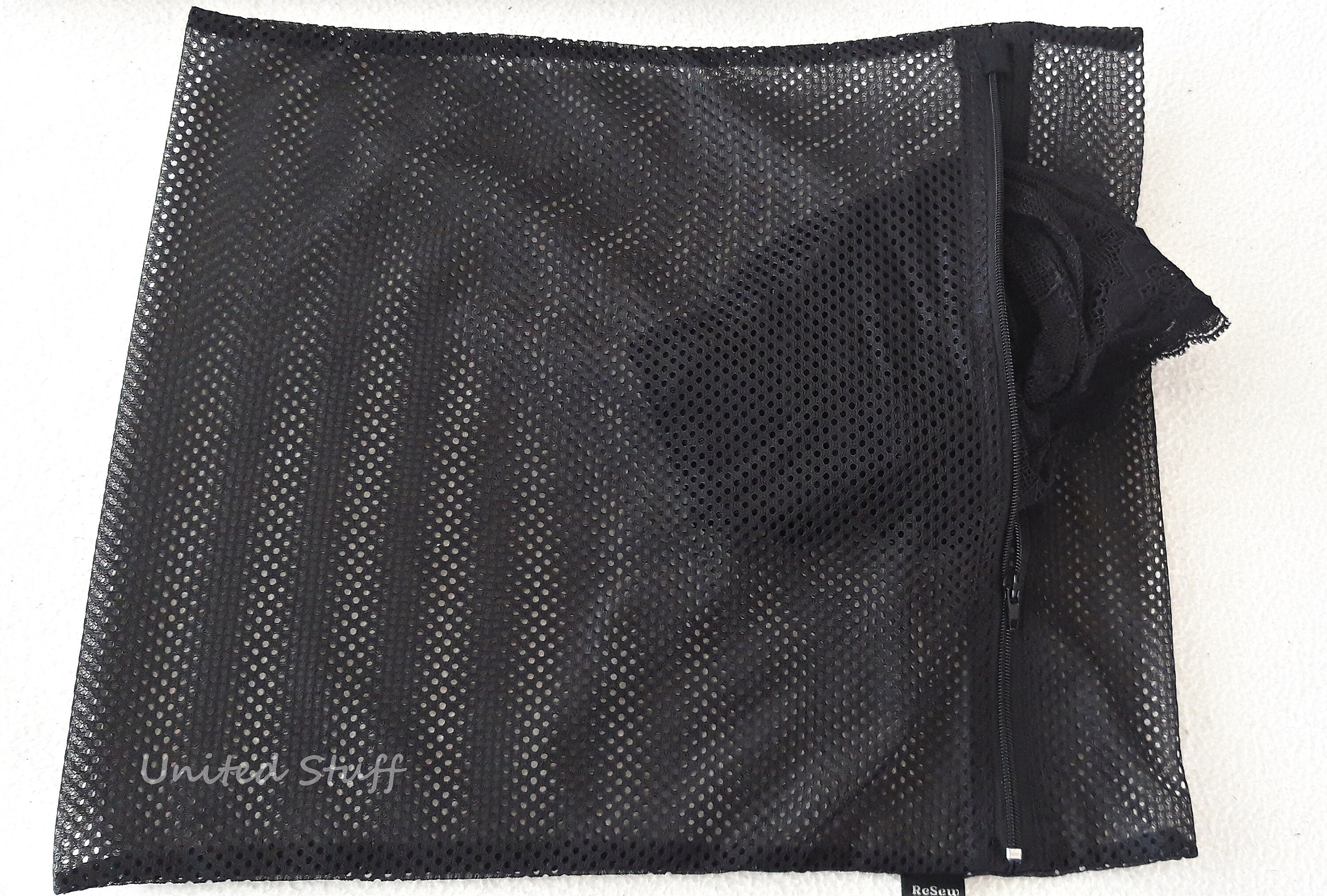 Zippered Black Mesh Laundry Bag Set of 3 Multifunction Travel - Etsy