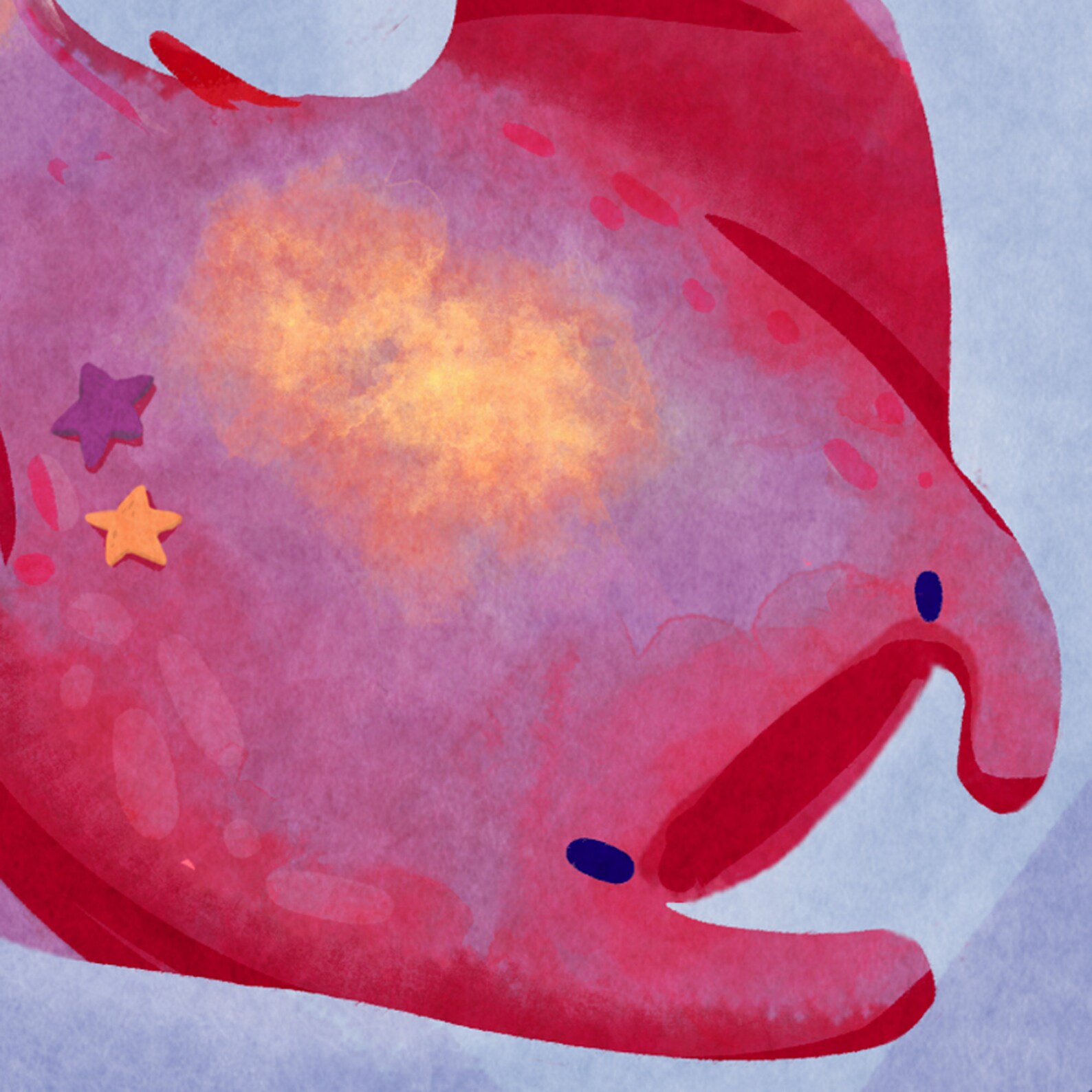 Manta Ray Blanket Ocean Fleece Throw Studio Ghibli Art - Etsy