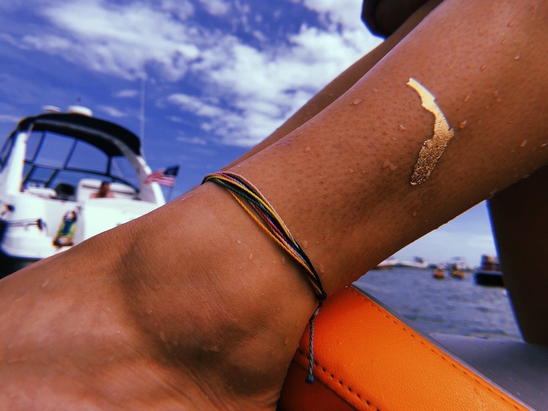 Florida Tattoos Florida State Tattoos, FL Tattoos USA Florida Tattoo Gold Glittertatoo Black