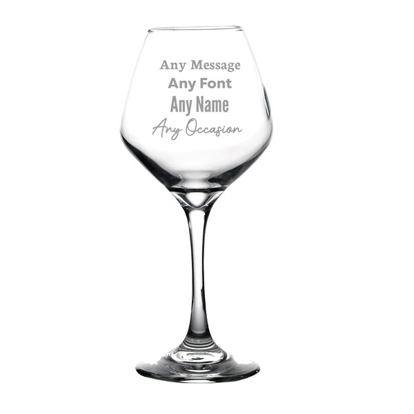 Red Wine Glass Etsy