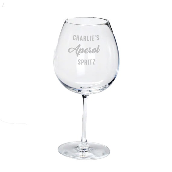 Personalised Aperol Spritz Glass