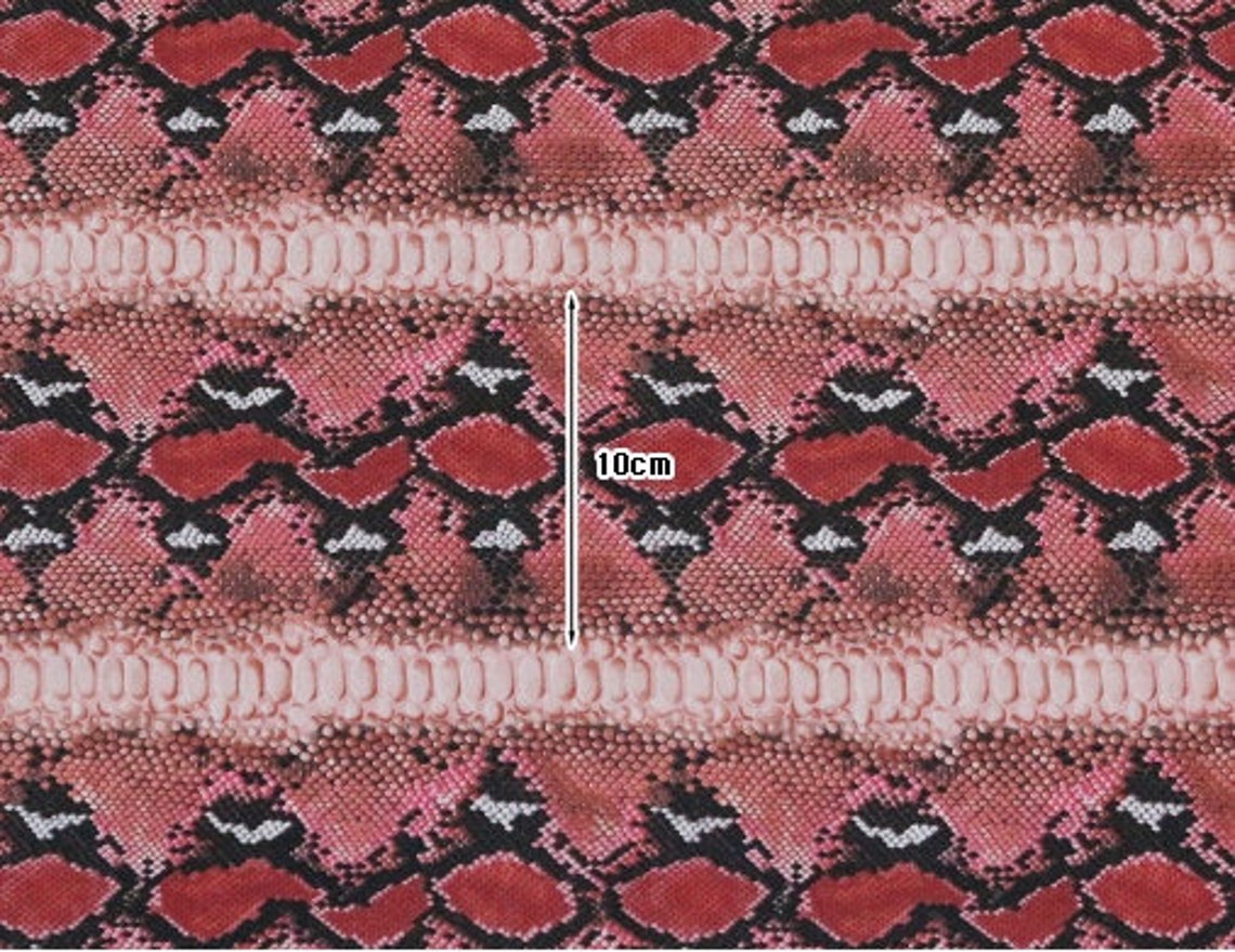 PYTHON SNAKE Cotton 100% fabric Unique Digital printing By | Etsy