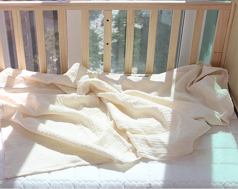 GAUZE BLANKET Made with Crinkled cotton 100 Triple layers Etsy