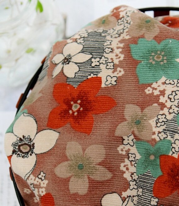 Dessin Unique Motif Fleur Velours Milleraies 3 Couleurs Par Yard