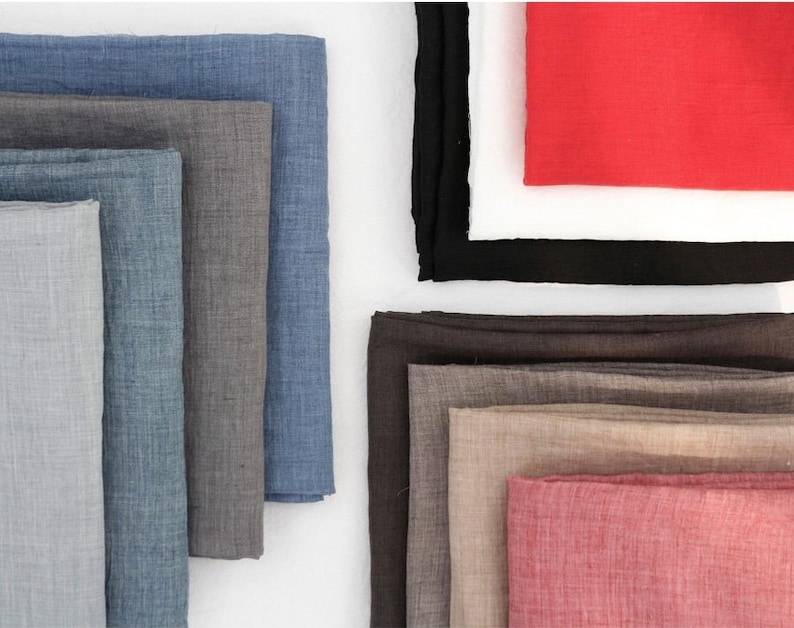 WASHED GAUZE cotton fabric 148cm Wide Modern 11 colours by Yard
