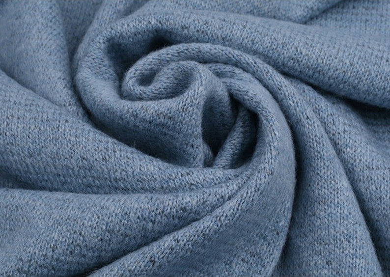 STRETCHY WOOL KNIT Fabric in 6 colours 44110cm wide Etsy