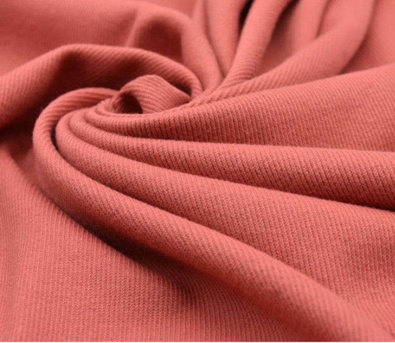 STRETCHY KNIT Soft fabric in 5 colours by yard Etsy