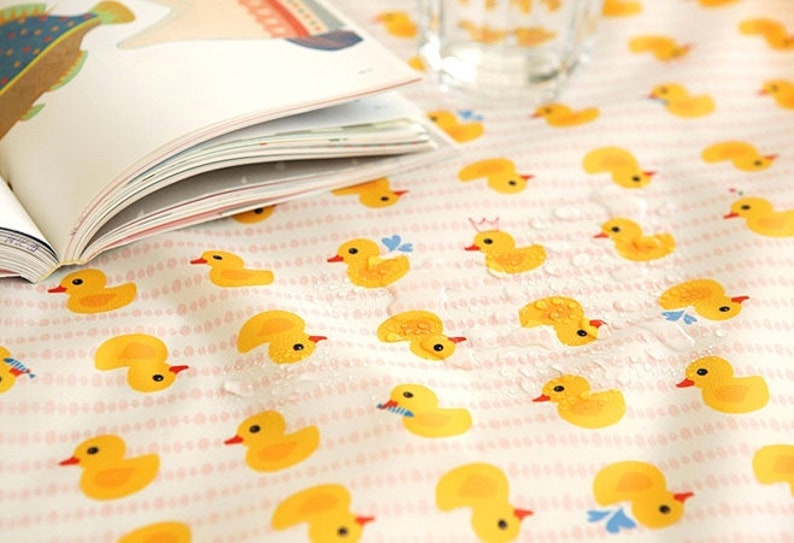 WATERPROOF AND UV 50+ Fabric 150cm Width Rubber duck by Yard