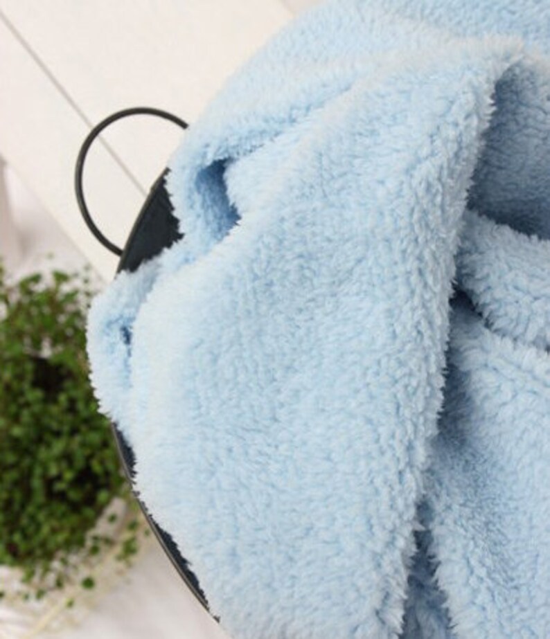 MINKY FLEECE Fabric Fabric in 9 Colour by Yard 150cm Width Etsy