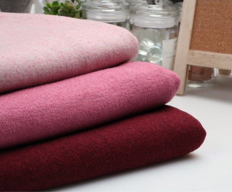 SOFT WOOL KNIT Fabric in 13 colours 58147cm wide by Etsy